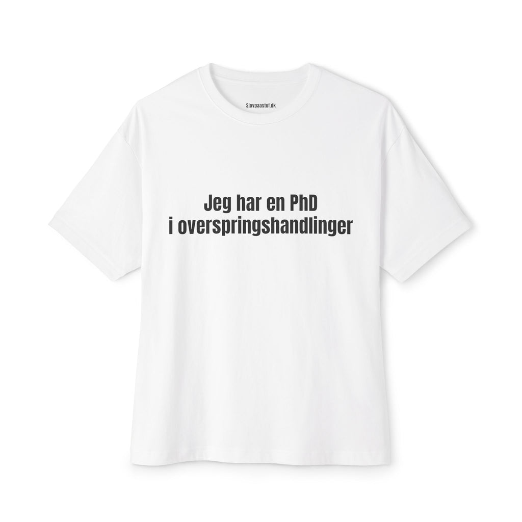 PhD t-shirten